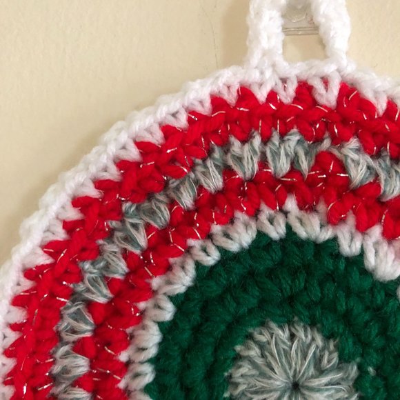 Crochet Pot Holders, Crochet Trivet, Valentine Gift Under 15, Handmade Placemat - Picture 5 of 10